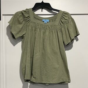 CeCe Sage Green Blouse
